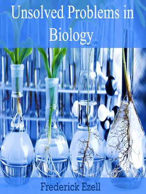 cover image of Unsolved Problems in Biology